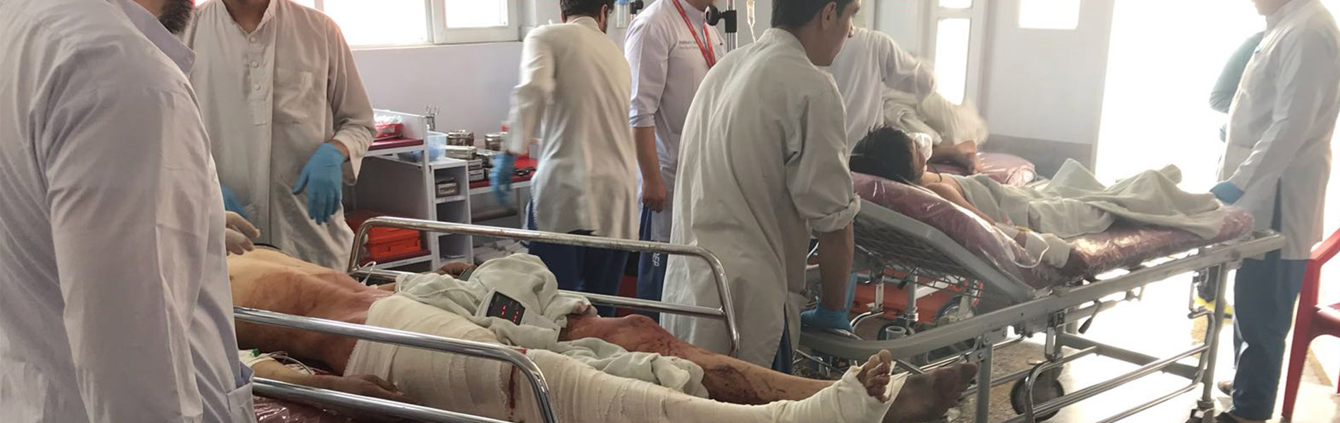 All'interno del Centro chirurgico di EMERGENCY a Kabul in Afghanistan