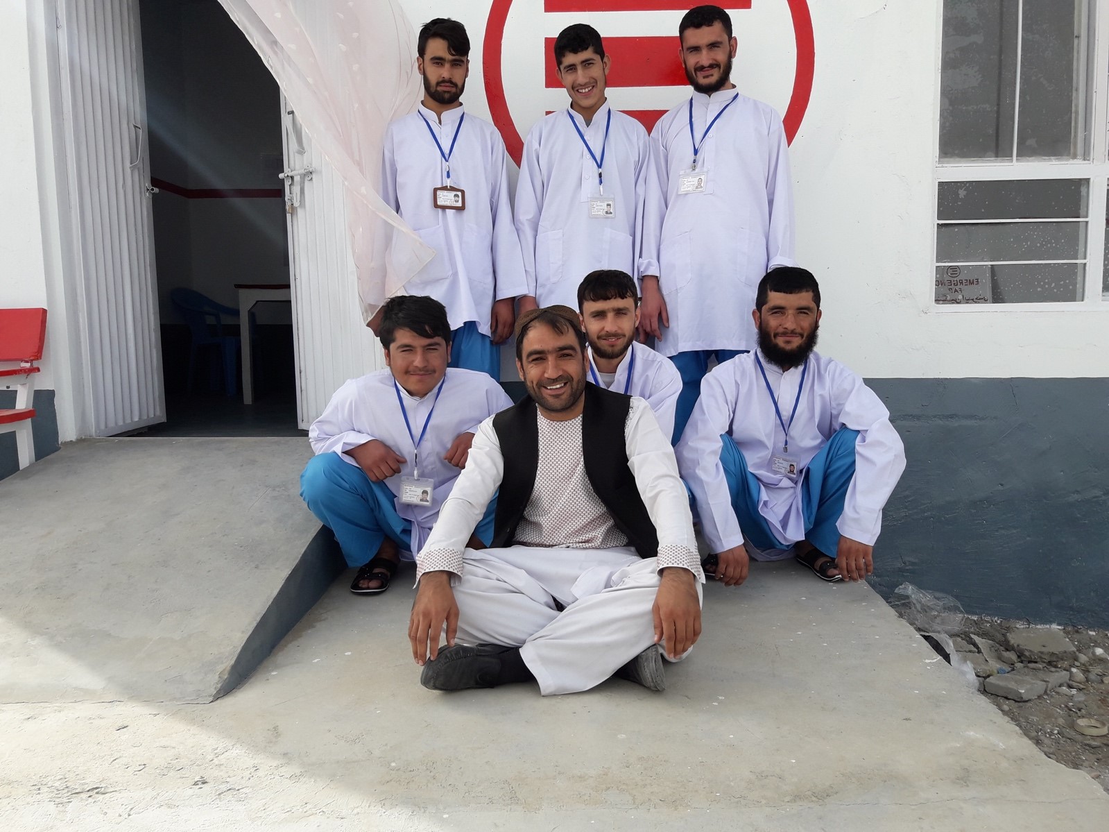 The staff of our Sangin's First Aid Post