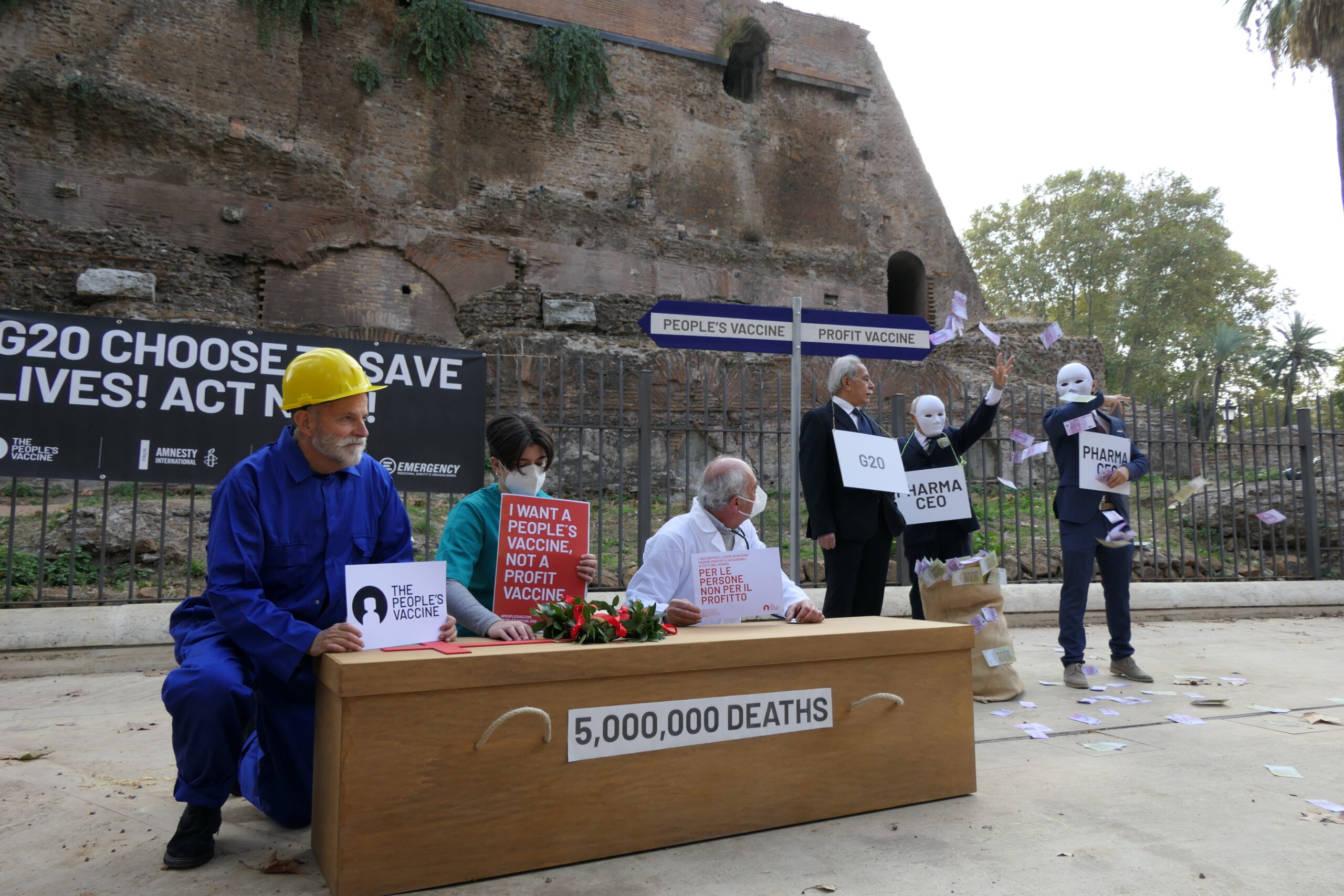 Flash mob People's Vaccine