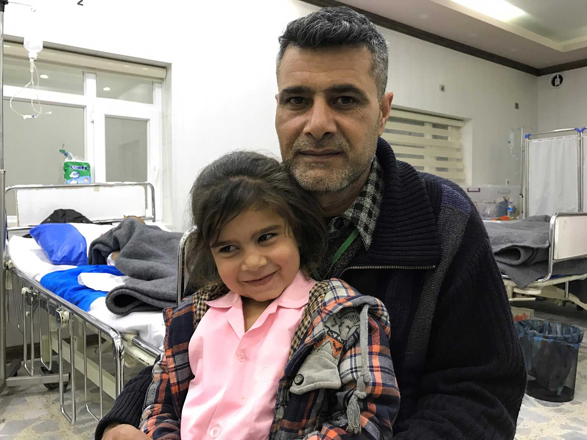The Mosul family in the Emergency Hospital of Erbil - Iraq