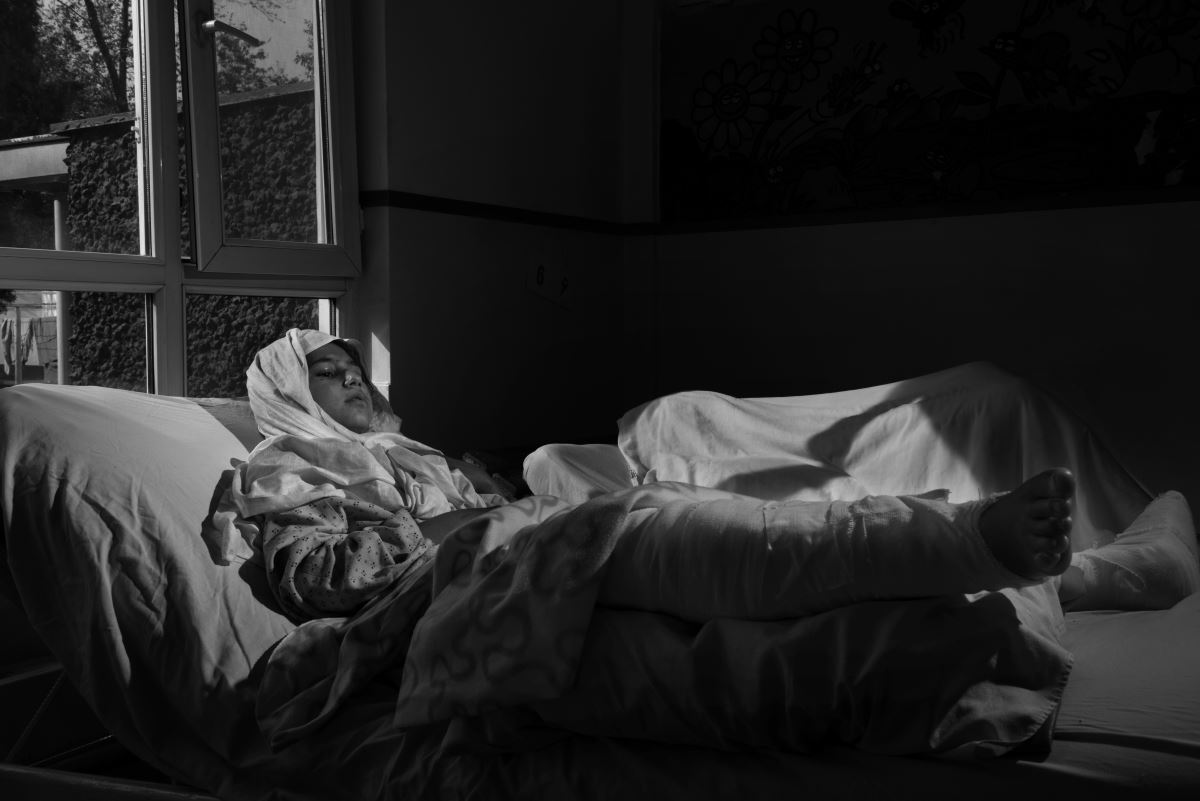 Sabrai in her bed