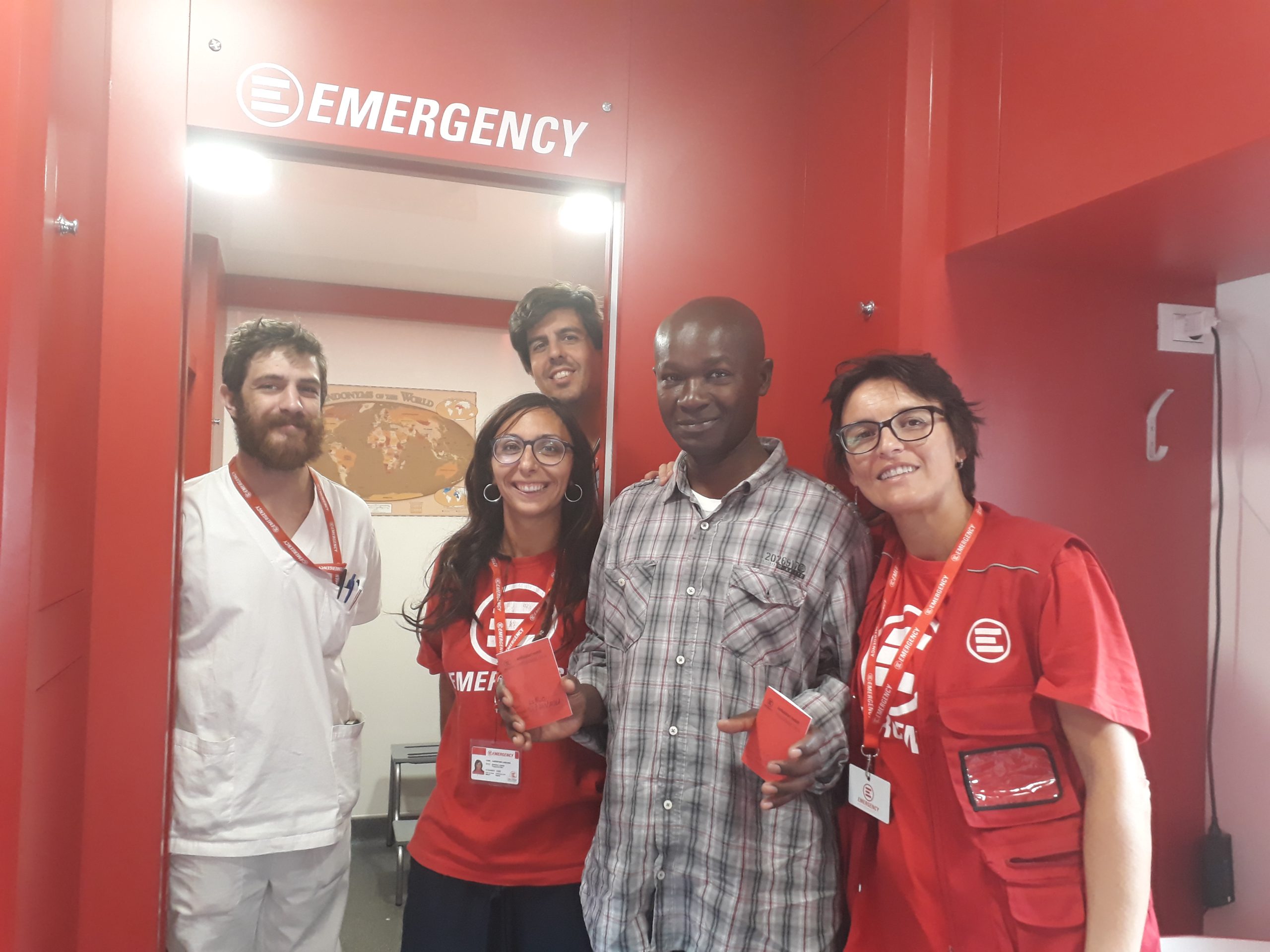 Etienne and the Politruck' staff