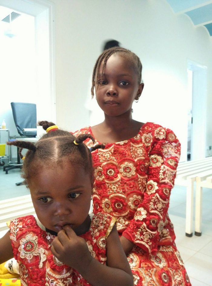 Aisha and Hawa came to the Port Sudan Clinic for their follow-up visits