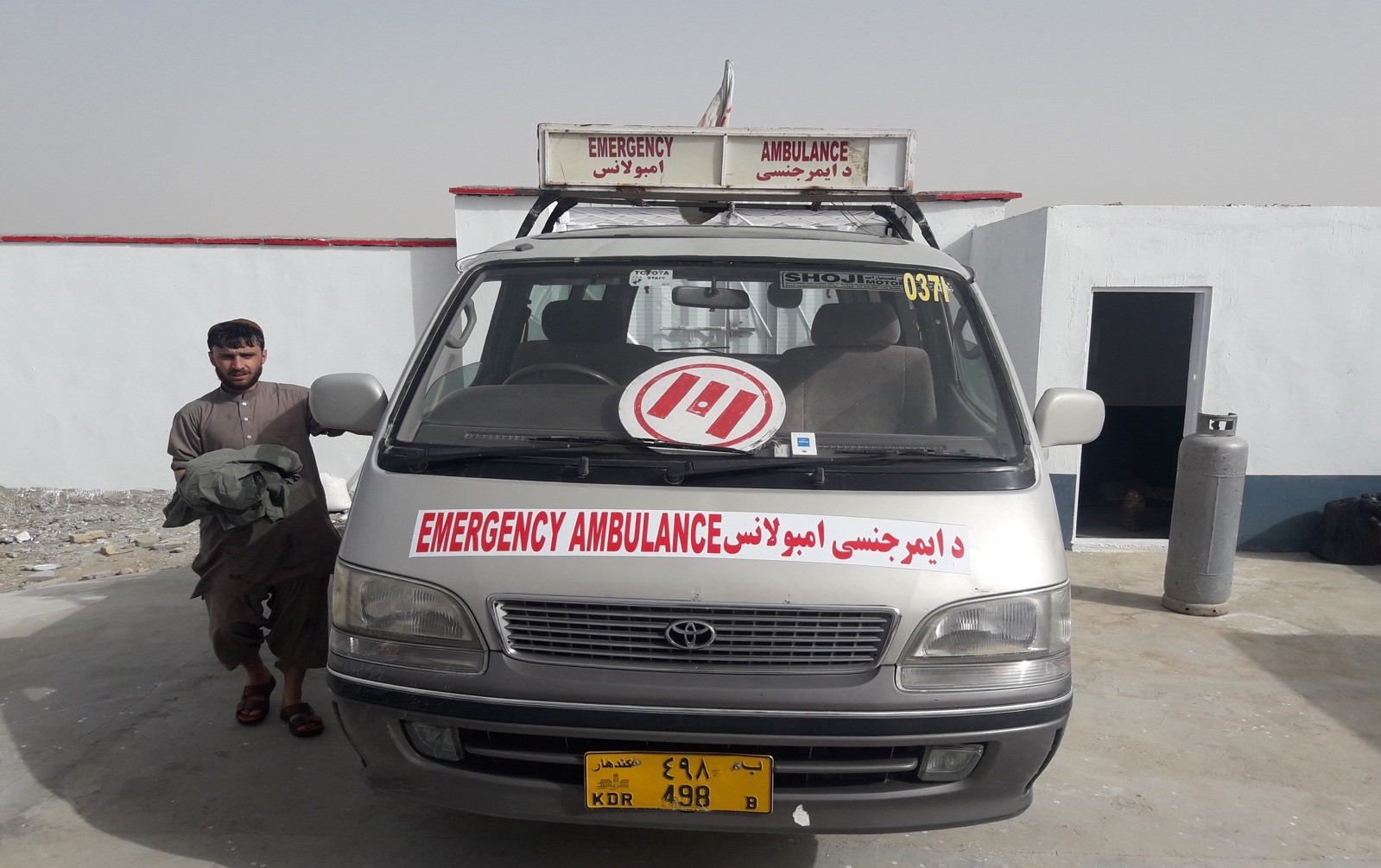 The ambulance of our Saning's First Aid Post