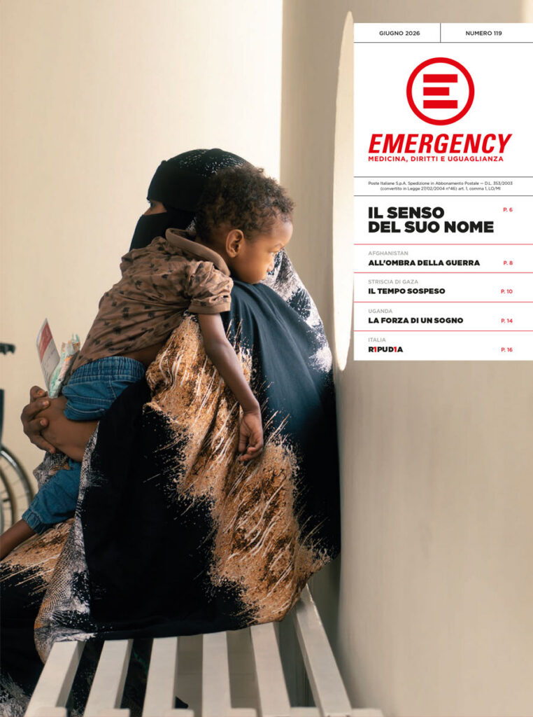 Copertina del numero 119 della rivista EMERGENCY