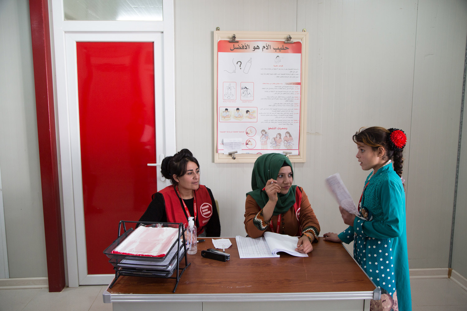 Iraq: in one of EMERGENCY Clinics for refugees and IDPs