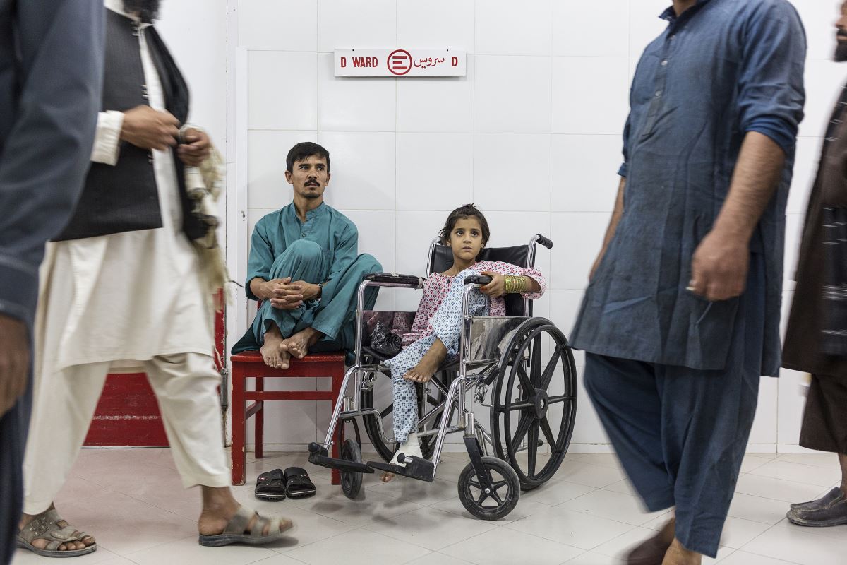 Zubaida waits for the visiting hour to be over